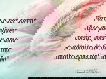 Pelo seu sorriso, mãe