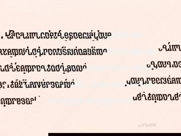 O melhor chefe do mundo está de parabéns