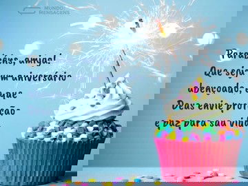 Paz e proteção para sua vida, amiga