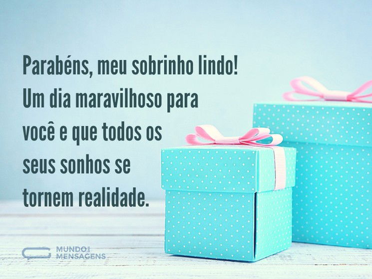 Featured image of post Frases De Anivers rio Para Sobrinho No Zap Em teoria das probabilidades o paradoxo do anivers rio afirma que dado um grupo de 23 pessoas escolhidas aleatoriamente a chance de que duas pessoas ter o a mesma data de anivers rio de mais de 50