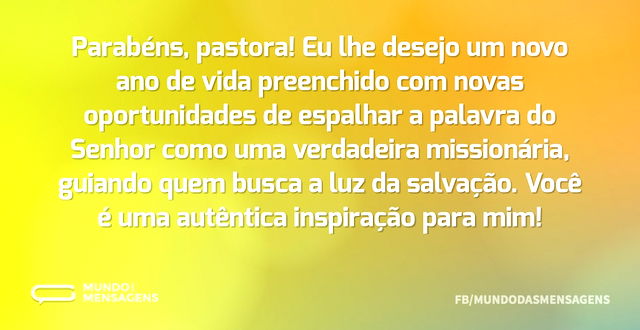 A melhor pastora celebra mais uma primavera