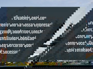 Parabéns pelo profissional que você é