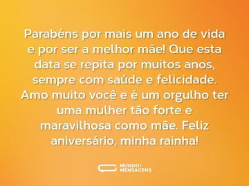 Mensagens de Feliz Aniversário para Mãe - Mundo das Mensagens