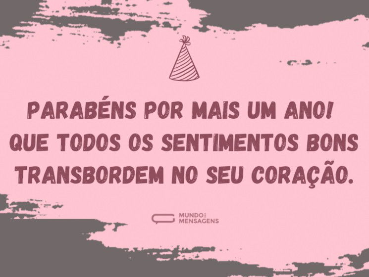 Sentimos que transbordam do coração