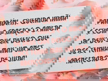 Feliz aniversário, irmã abençoada 