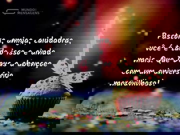 Um aniversário maravilhoso e abençoado