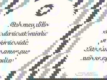 Eu daria minha vida pelo meu filho