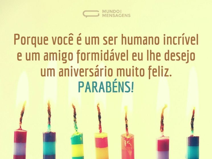 Featured image of post Mensagens Feliz Aniversario Amigo Quero te desejar um feliz anivers rio