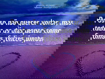 Não te quero mas penso em ti todos os dias