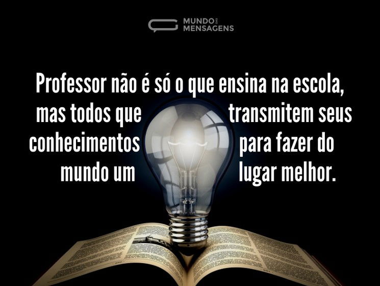 Há professores por todos os lados