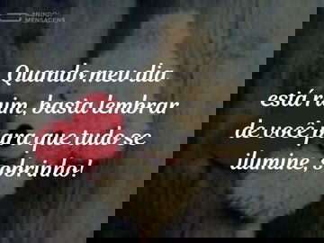 Sorrio quando lembro de você