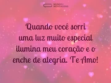 Quando você sorri, amor