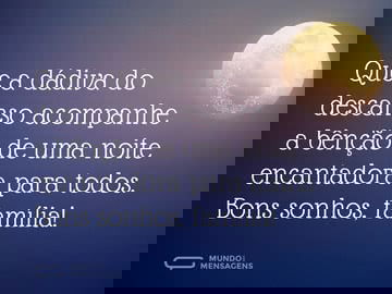 Uma Noite Abençoada e Encantadora