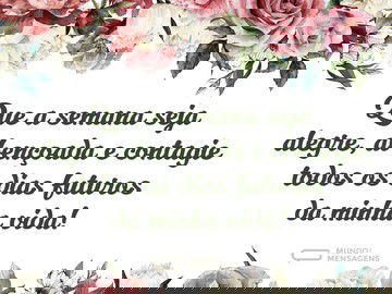 Uma Semana Incrível e Abençoada