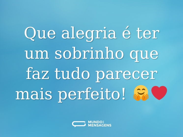Que alegria é ter um sobrinho que faz tudo parecer mais perfeito! 🤗❤️