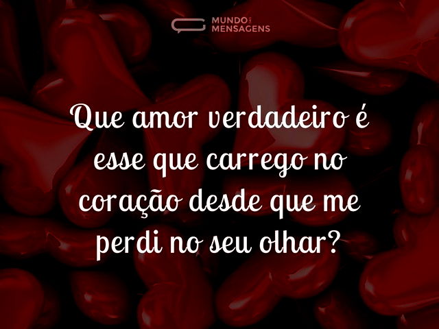 O amor que carrego no coração