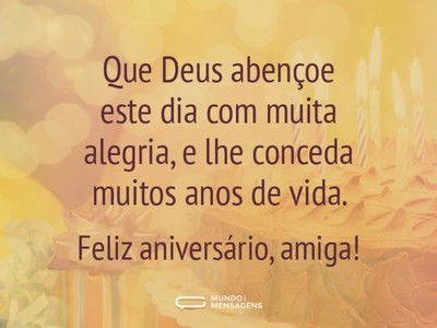 Desejos de um dia abençoado
