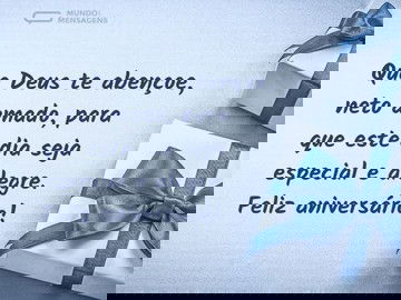 Que Deus te abençoe, netinho