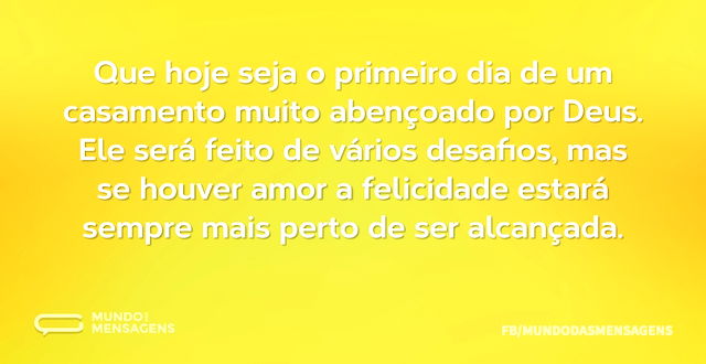 O amor conduzirá vocês à felicidade