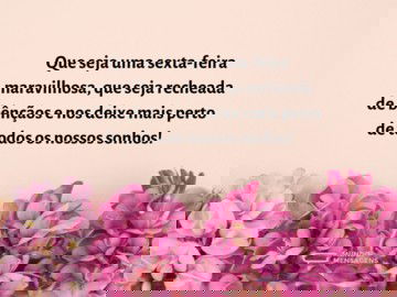 Que seja uma sexta-feira memorável