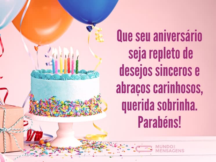 Featured image of post Mensagens De Aniversario Para Sobrinha Mensagens de anivers rio com imagens para compartilhar