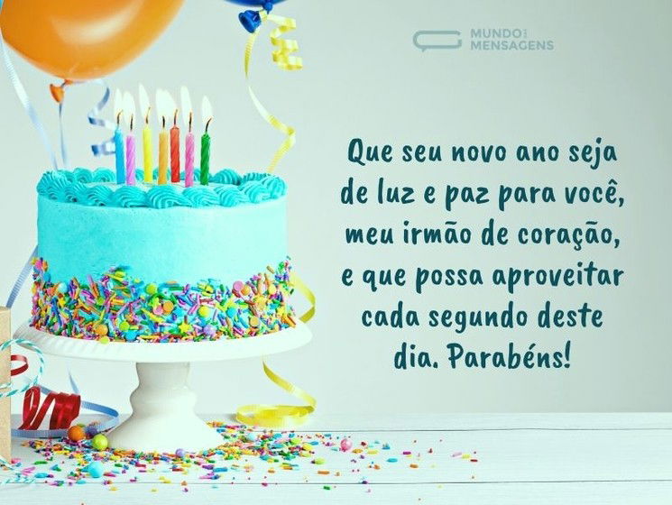 Featured image of post Mensagem De Aniversario Para Amigo Irm o Hoje posso apenas desejar que deus te ilumine e que voc tenha for as para realizar todos os seus sonhos