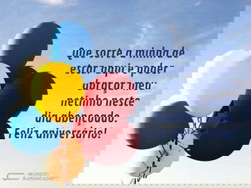 A sorte de poder abraçar meu neto