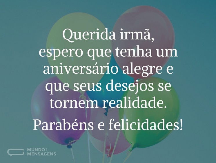 Featured image of post Mensagem De Feliz Aniversario Para Irm Mais Nova