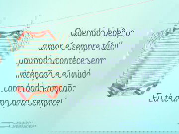 A facilidade de te amar, bebê