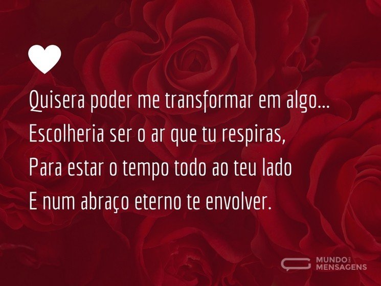 Poemas de amor em portugues