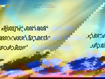 Regozije com o plano de Deus