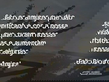 O que os amigos significam
