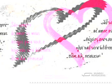 Eu te amo, princesa da minha vida