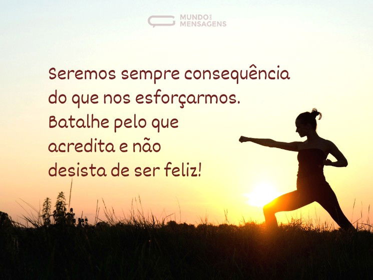 Consequência do esforço