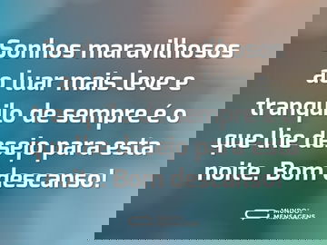 Sonhos maravilhosos ao luar 