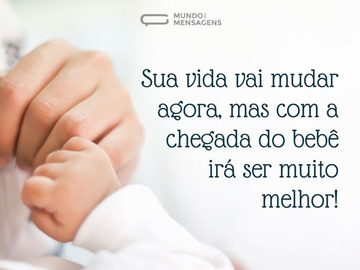 A chegada do bebê mudará sua vida para melhor - Mundo das 