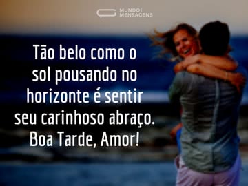O nosso abraço nunca entardece