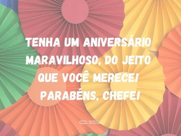 Um aniversário do jeito que meu chefe merece