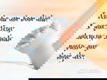 Que Deus abençoe seus passos hoje