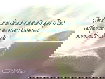 Uma linda manhã com Deus