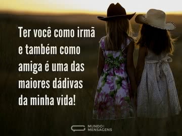 Minha irmã é uma dádiva