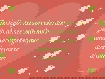 Mil e uma razões para te amar