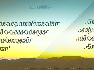 Solução para doença