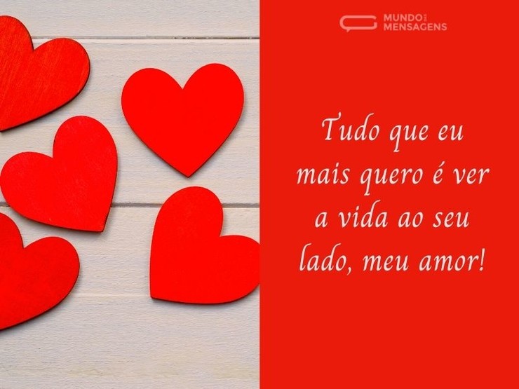 Quero tudo ao seu lado - Mundo das Mensagens
