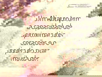 Um abraço aproxima e cura