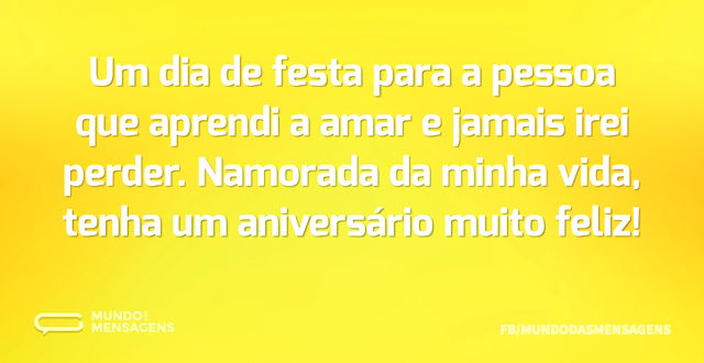 Um dia de festa para a pessoa que aprend...