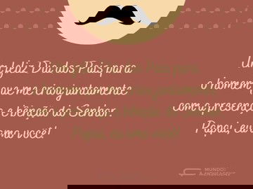 O meu pai e a bênção de Deus