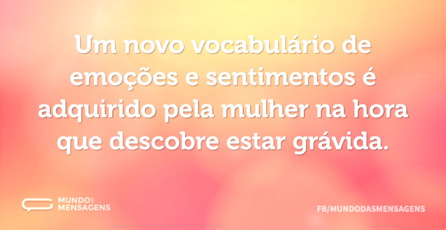 Um novo vocabulário de emoções e sentime...