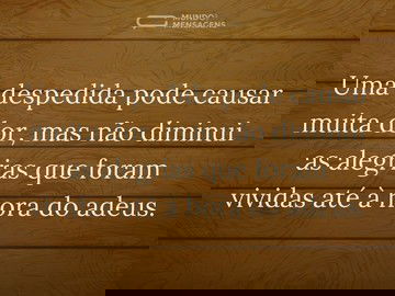 Até à hora do adeus