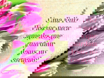 Páscoa com Jesus no coração